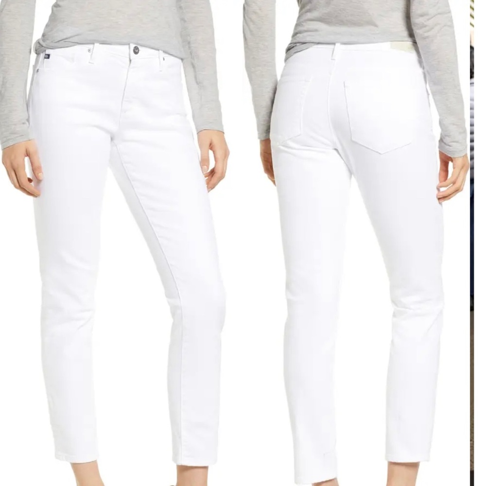 AG jeans. White. Size 31R, brand new without tags, never worn